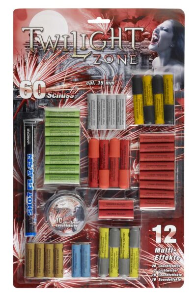 Twilight Zone 60 teiliges Set Pyro Patronen