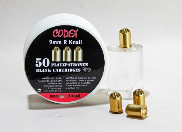 CODEX PLATZPATRONEN 9mm Revolver