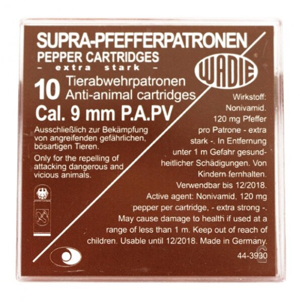 Pfefferpatronen 9mm Pistole PA