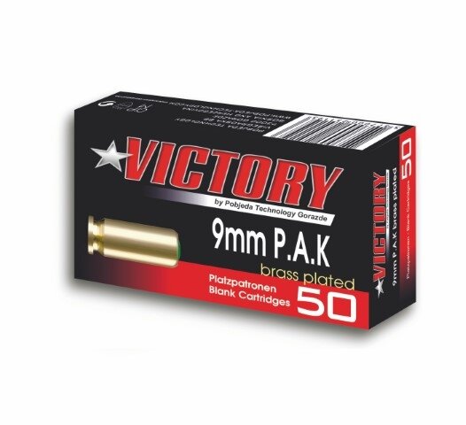 Victory Pobjeda Platzpatronen 9 mm P.A.K. 50 Stück