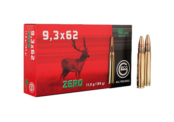 Patronen 9,3X62 GECO ZERO 11,9 gr.