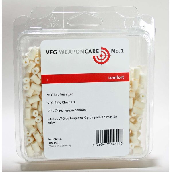VFG LAUFREINIGER Filz 500 stck Blister 7,5mm