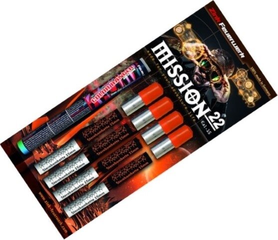ZINK Mission 22 Pyro Patronen Sortiment