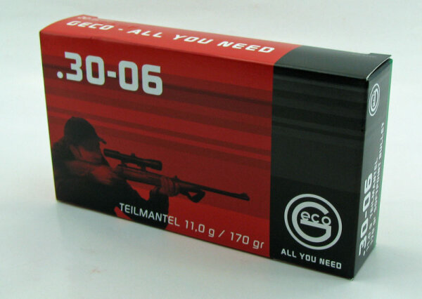Geco .30-06  Teilmantel 20 Schuss