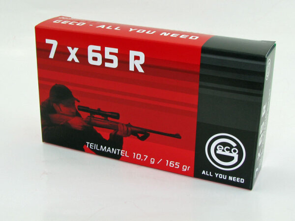 Geco 7x65 R Teilmantel 20 Schuss