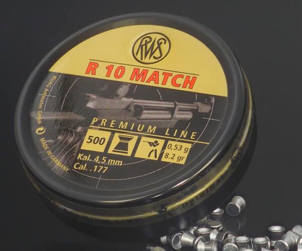 Diabolo R10 RWS Match 0,53gr 4,50mm