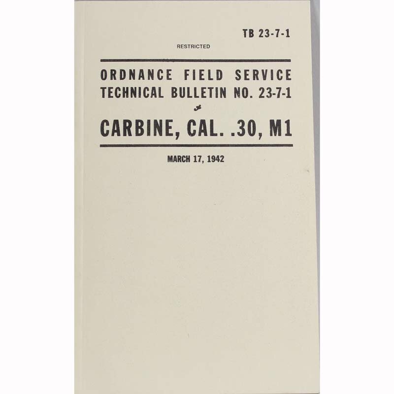 Carabin 30M1 Handbuch