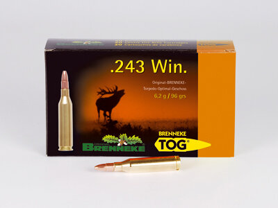 BRENNEKE .243WIN TOG 6,2G Munition