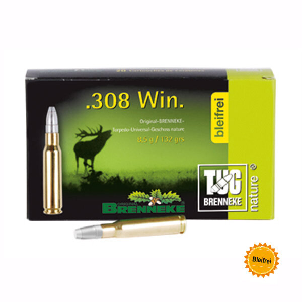 BRENNEKE .308 TUG nature. 9,5 gr Munition