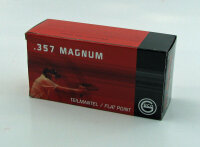 Geco 357 Mag.Vollmantel Flachkopf