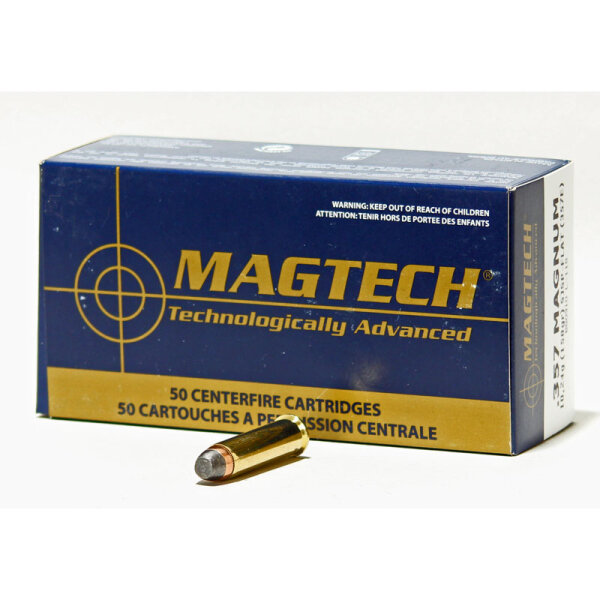 Mag Tech .357MAG SJSPFL 158GR A50