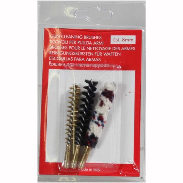 Putzbürsten- Set für Kugelläufe 8mm