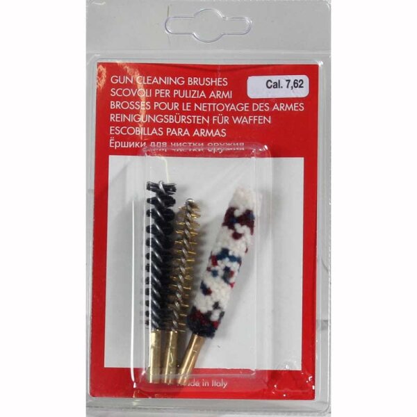Putzbürsten- Set für Kugelläufe 7,62