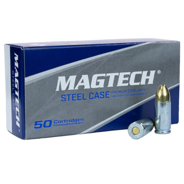 Mag Tech 9mm LUG FMJ 124GRS A50 STEEL