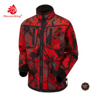 SHOOTERKING Softshell Jacke wendbar Forest Mist rot
