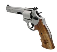 S&W Rev. M686 International, 6 Zoll Kaliber .357 Mag., ungeflutete Trommel, matt-glasperlengestrahlt #1